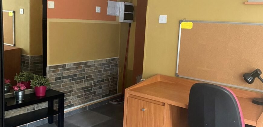 Studio for rent.
