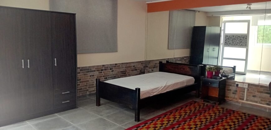 Studio for rent.