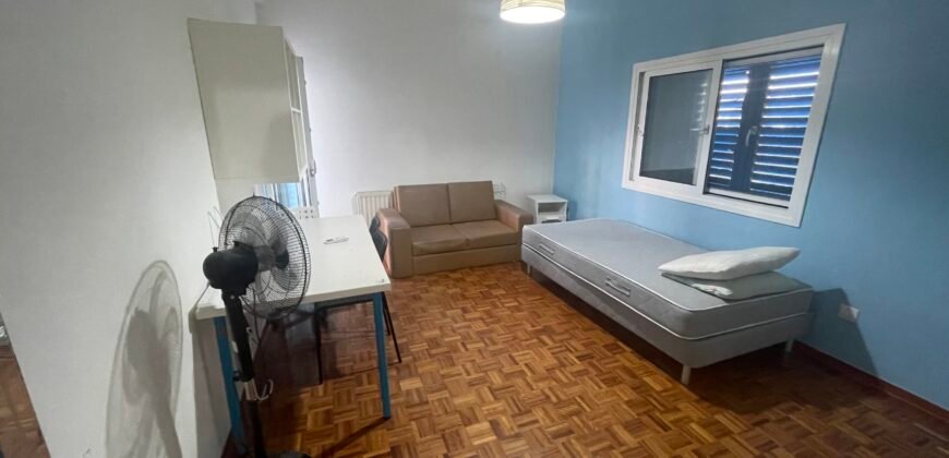 Large room (16 square meters) fully furnished on first floor with verandah