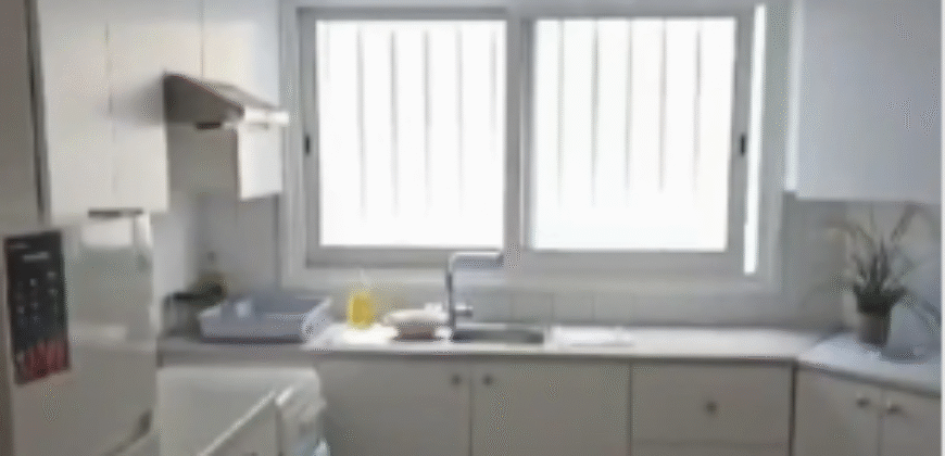 One room in a two-bedroom apartment
