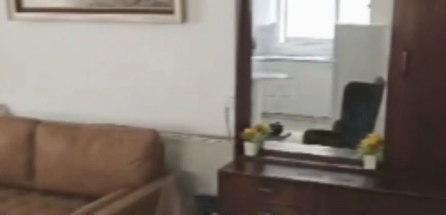 One room in a two-bedroom apartment