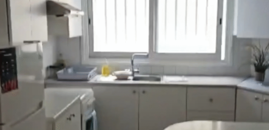 One room in a two-bedroom apartment