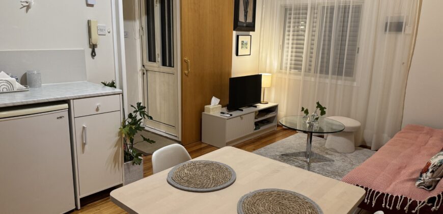 A spacious, recently renovated, one-bedroom flat in walking distance from the University of Nicosia